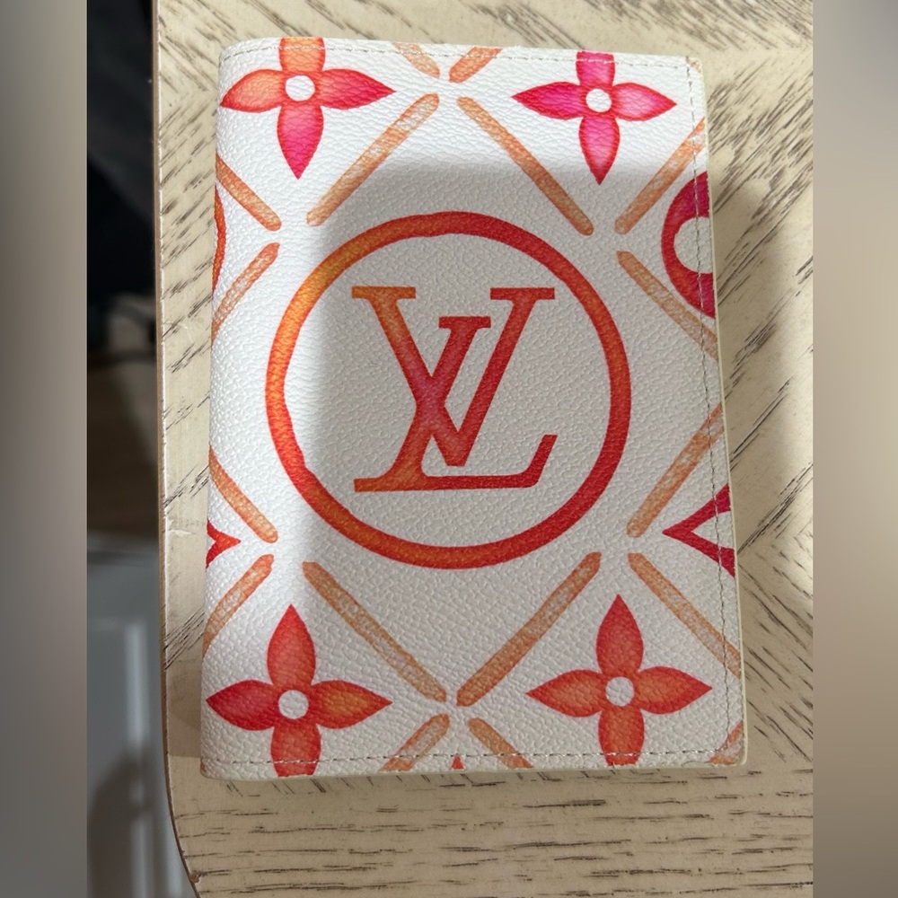 Floral Monogram Passport Holder